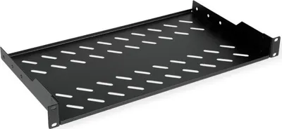 Produktbild von ROLINE 19-Zoll Fachboden 1 HE, 250 T 15 kg schwarz