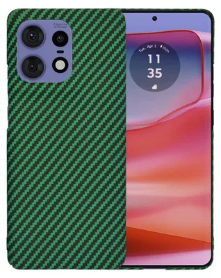 Produktbild von Techsuit Carbonite FiberShell Back Cover Hülle für Motorola Edge 50 Pro - Grün