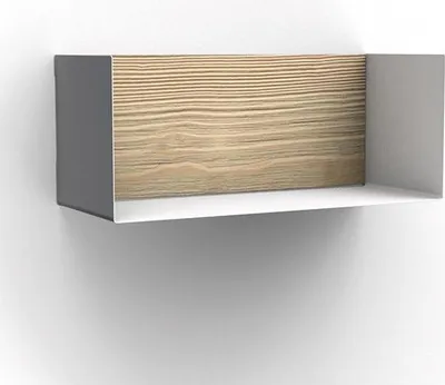 Immagine prodotto di Scaffale Regalbox 45 bianco in acciaio e legno