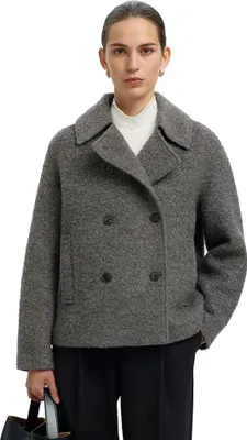 Produktbild von Selected Alma Boucle Jacke Grau 36 Frau Grau 36