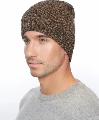 Produktbild von MARHATTER Strick Mütze Wollmütze Herren Mütze Mütze aus Wolle/Viskose (Braun)