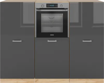 Obrázok produktu pre Kuchynský blok Vicco R-Line Antracit vysoký lesk/dub Goldkraft 180 cm bez pracovnej dosky, Model 37641