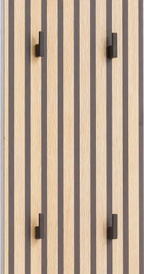 Produktbild von Garderobenpaneel modern in Eiche Natur ALTAMURA-80