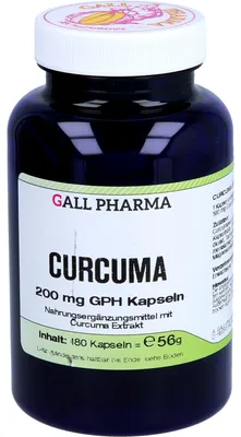 Produktbild von GALL PHARMA Curcuma 200 mg GPH Kapseln, 180 St. Kapseln