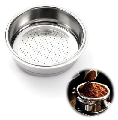Espressofilter 51 mm Edelstahl Siebkorb 1 Tasse
