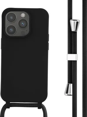 Image de imoshion Étui en silicone avec dragonne pour l'Apple iPhone 14 Pro - Noir