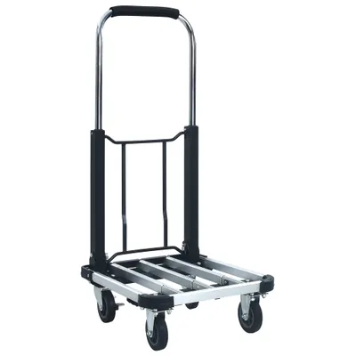 Immagine prodotto di Carrello di trasporto pieghevole 150 kg Alluminio Argento