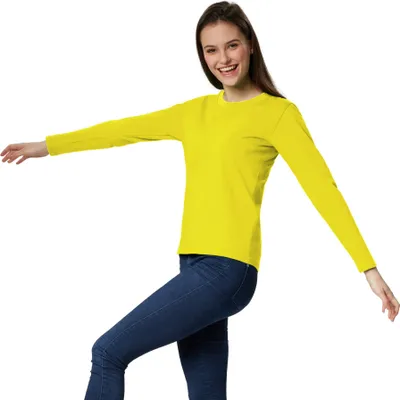 Produktbild von Langarm-Shirt Frauen - gelb, S
