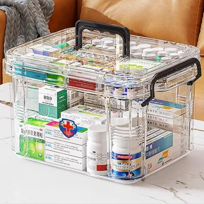 Produktbild von Elzusha – Medikamentenbox mit doppelter Schicht für den Hausgebrauch