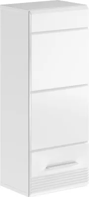 Image de Demi colonne de salle de bain – Blanc laqué – KLEANKIN