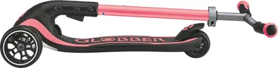 Produktbild von GLOBBER ULTIMUM – Tretroller Kinder Erwachsene, 125/90 mm extra breit, ABEC 9, 3-rädrig, höhenverstellbar, coral pink