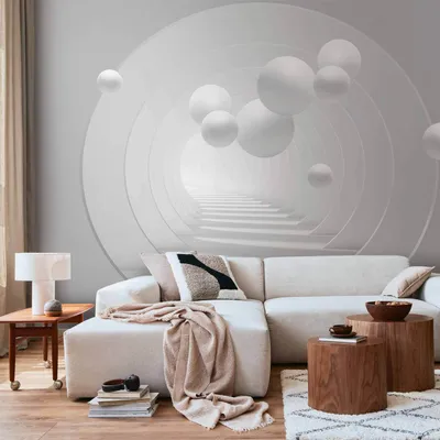 Produktbild von Selbstklebende Folie Fototapete - 3D Tunnel 147x105 cm 3D a-C-0101-a-a