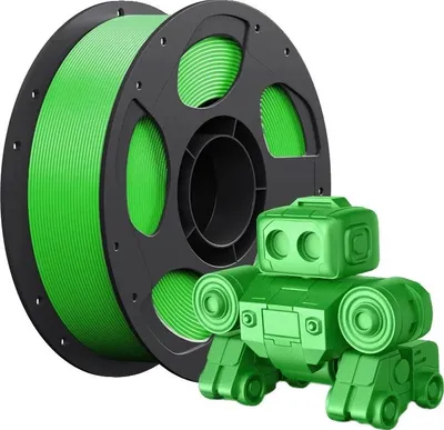 Produktbild von 3D-Druckfilament, PLA-Material, hohe Geschwindigkeitskompatibilität, 1KG grün