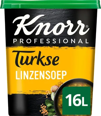 Produktbild von Knorr Professional Türkisches Linsensuppenpulver ergibt 16 l - 1,44 Kilo