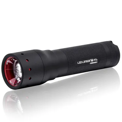 Produktbild von Ledlenser P7.2, Taschenlampe, Schwarz, Aluminium, IP54, LED, 1 Lampen