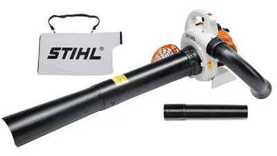 Produktbild von Stihl SH 56 Benzin-Laubgebläse/Sauger mit integriertem Häckselwerk, Grasfang hinten