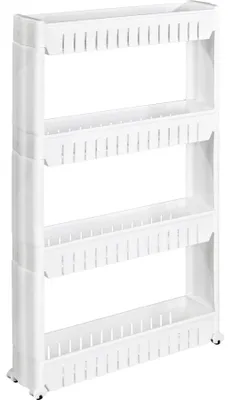 Produktbild von tectake® Nischenregal Joe 4 Ebenen 54 x 12 x 101 cm