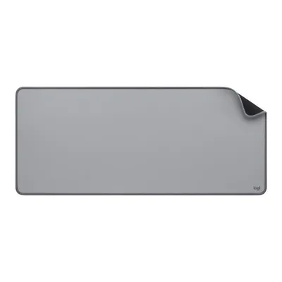 Image de Tapis de souris Logitech, Desk Mat, Studio Série, Surface étendue, Tissu doux, Gris
