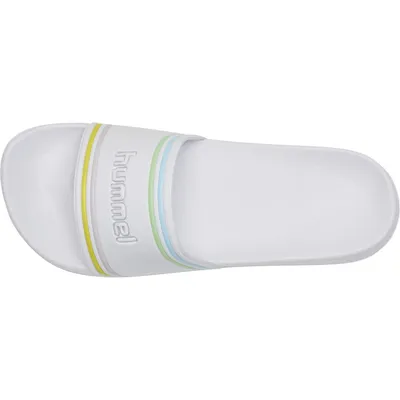 Produktbild von hummel POOL SLIDE RETRO - WHITE/MULTICOLOR - 36