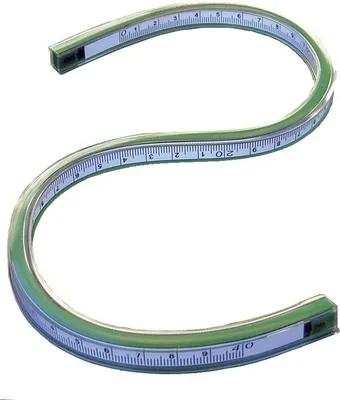 Produktbild von Rumold 821040 Flexible Kurvenlineale mit mm-Teilung, 40 cm