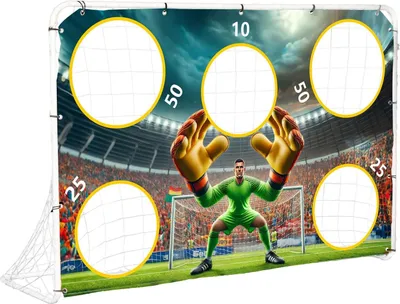 Produktbild von Fußball-Trainingstor mit Zielfolie 180x122 cm MultiGarden
