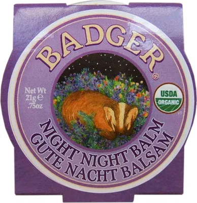 Immagine prodotto di Badger Tin Night Night Balm Nachtbalsam Einschlafhilfe Kinder Schlafhilfe 720311