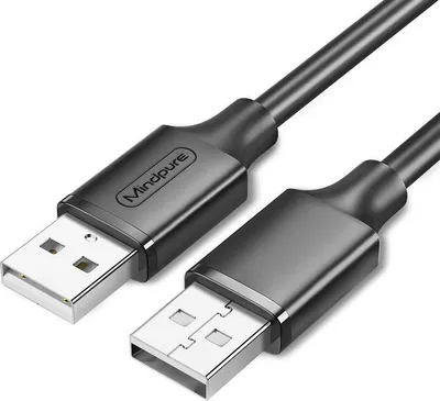Produktbild von INF USB 2.0 Datenkabel: Sauerstofffreies Kupfer, ABS, Weichgummi, 2er-Set 3 m