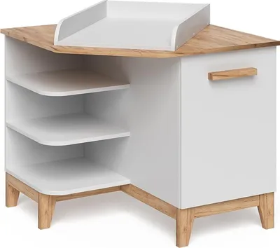 Produktbild von Wickelkommode Vitalispa Malia Weiß/Artisan 85 x 85.2 cm mit Tür, Model 58361