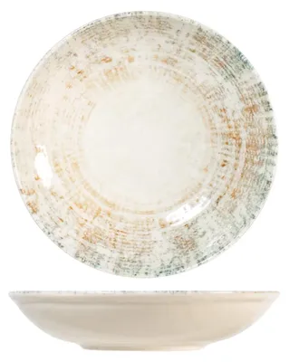 Porzellanteller 25 cm, modern, elegant, beige – 1 Stück