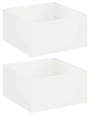 Obrázok produktu pre vidaXL Záhradné kvetináče, 2 kusy, biela, 100 x 100 x 40 cm