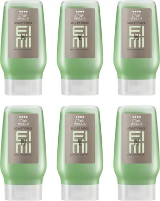 Produktbild von Wella Eimi Sculpt Force Flubber 6 x 125 ml Haargel Set