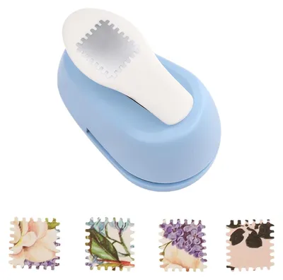Produktbild von Stanspons – Manuelles Stanzer für Papier – 2 x 1,8 cm – Blau