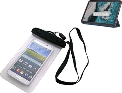 Produktbild von K-S-Trade Schutz-Hülle Handy-Hülle Kompatibel mit Nokia T20 Wi-Fi Beach Bag wasserdicht 16cm x 10cm Schutzhülle Staub Sand Flachwasser Beachbag