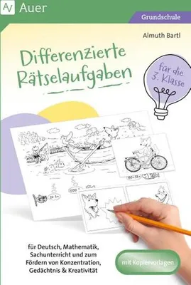 Produktbild von Differenzierte Rätselaufgaben für die 3. Klasse
