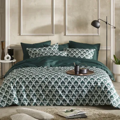 Produktbild von De Witte Lietaer Bettbezug Baumwollsatin, Rokoko - 200 x 200/220 + 2x 60 x 70 cm