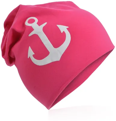 Produktbild von Kinder Beanie Gross Anker Magenta S