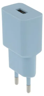 Produktbild von Setty Ladegerät 1x USB 2,4A LSIM-A-123 blau