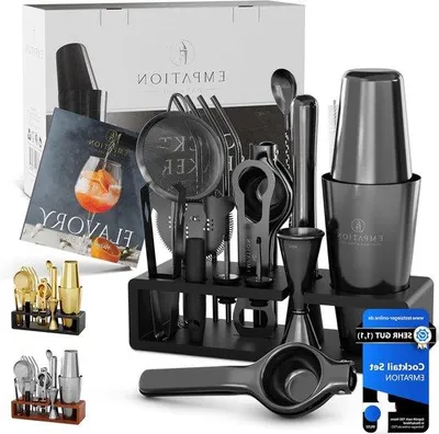 Produktbild von Professionelles Cocktailset 825ml schwarz