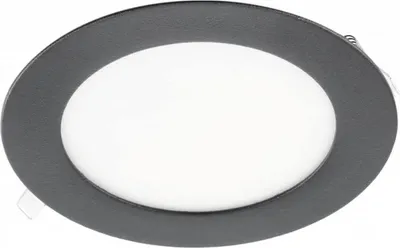 Immagine prodotto di Luce LED ORIS PLUS, downlight, 7W, nero, 3000K, 560lm, AC220-240V, incasso, IP20, 120°