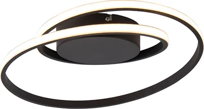 Produktbild von Reality Leuchten Stropní svítidlo ZIBAL LED DH 39x7 cm černé Stropní svítidlo