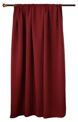 Produktbild von WOLTU Thermovorhang, Verdunklungsvorhang für Wohnzimmer Schlafzimmer, Blickdicht, mit Kräuselband für Schiene, 250g/m² Schwere Wärmeisolierende, 135 x 175 cm, Bordeaux