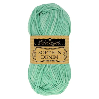 Produktbild von Scheepjes Softfun Denim 50g Grün 516