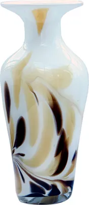 Produktbild von Glasvase Blumenvase Gefäß Amphore Athen 27,5cm Dekoration moka mundgeblasen