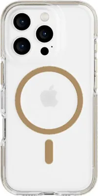 Produktbild von Tech21 EvoCrystal, Cover, Apple, iPhone 16 Pro, 16 cm (6.3"), Gold, Durchscheinend