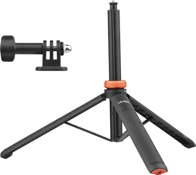 Produktbild von UURIG TP-03 Sportkamera Selfie Stick Stativ max. Laenge 122 cm mit 1/4-Zoll-Schraube fuer Smartphone-Action-Kamera Vlog Live-Streaming Selfie-Video-Videoaufnahme