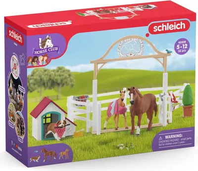 Produktbild von Schleich Horse Club Hannahs Gastpferde mit - Hündin Ruby