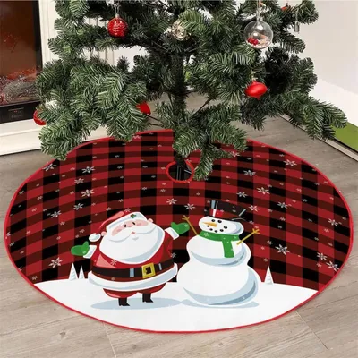 Immagine prodotto di Copertura rotonda per albero di Natale, motivo "Babbo Natale", diametro 90 cm