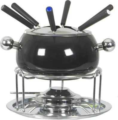 Image de NOUVEL Fondue-Set Noir Ø14 cm schwarz 113798 7611172369722
