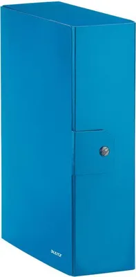 Produktbild von Leitz WOW Projektmappe für DIN A4 Dokumente, Karton, 100 mm Rückenbreite, Blau
