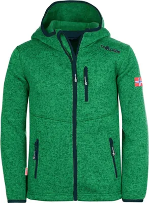 Produktbild von Trollkids Kinder Fleecejacke Grün 222-327 Grösse 152